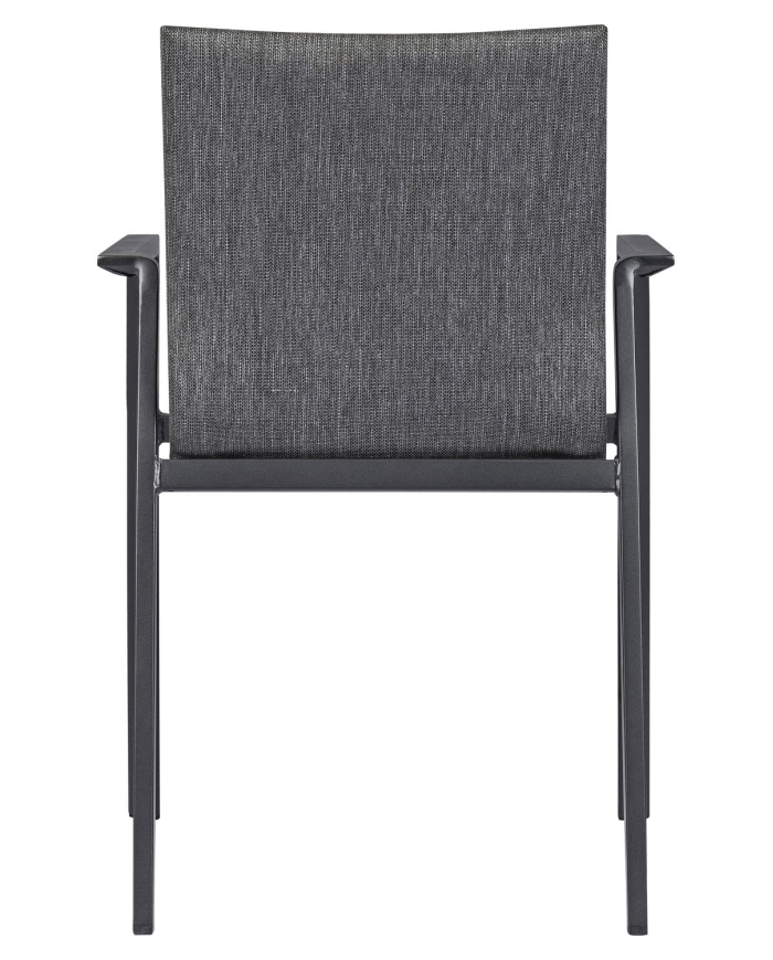 Sedia con braccioli Odeon antracite Bizzotto