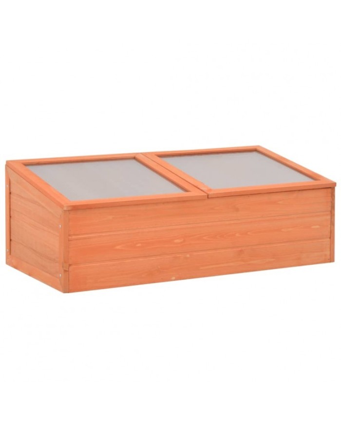 Serreta semenzaio in legno con tetto in policarbonato