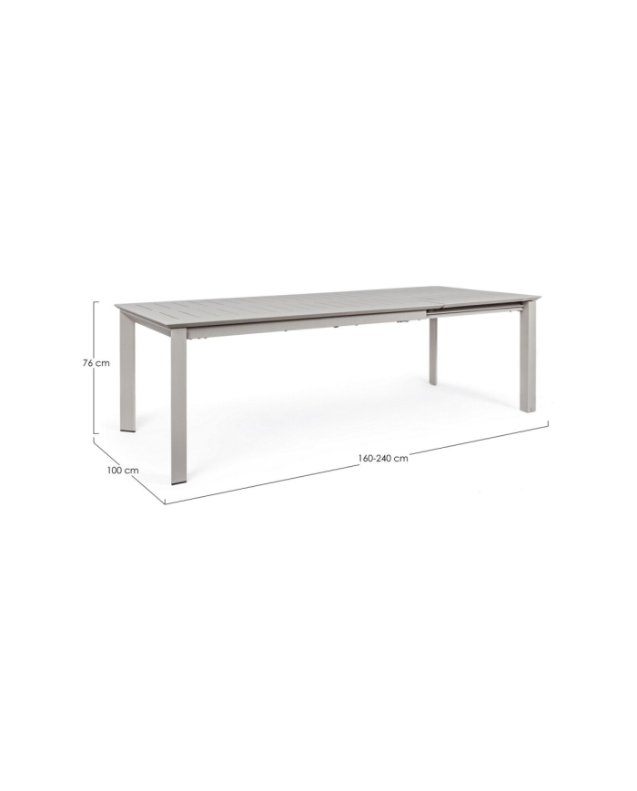 Tavolo allungabile con ruote Konnor Bizzotto