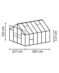 Serra Vitavia Meridian 2 9900 in alluminio Nero