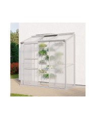 Serra addossata Vitavia Ida 1300 in alluminio e policarbonato