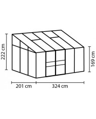 Serra da Parete Vitavia Ida 6500 Verde Policarbonato