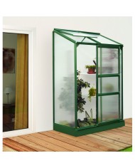 Serra addossata Vitavia Ida 900 in alluminio e policarbonato