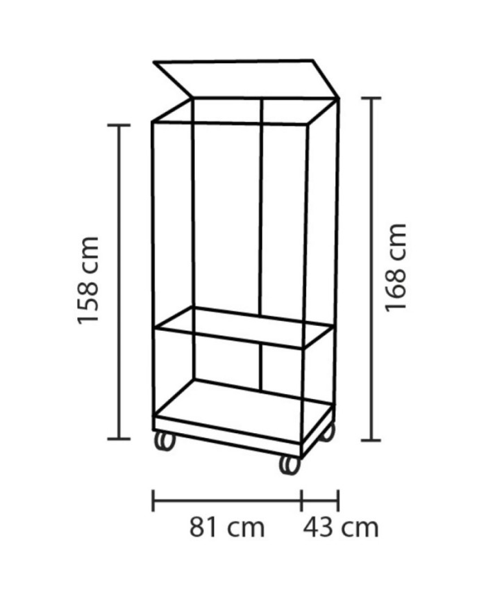 Serra da Balcone Polis 350 con Ruote Alluminio