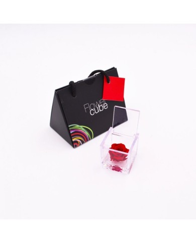 Rosa stabilizzata FlowerCube cubo 4,5 x 4,5 cm Rosa stabilizzata FlowerCube cubo 4,5 x 4,5 cm