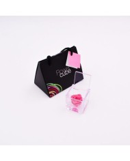 Rosa stabilizzata FlowerCube cubo 4,5 x 4,5 cm