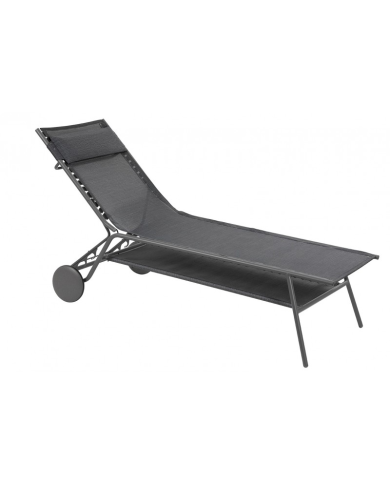 Lettino MIAMI HIGH DUO Obsidian LaFuma Lettino MIAMI HIGH DUO Obsidian LaFuma