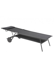 Lettino MIAMI HIGH DUO Obsidian LaFuma