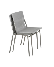 Sedia HORIZON CHAISE pearl tube titane LAFUMA 9023.9076