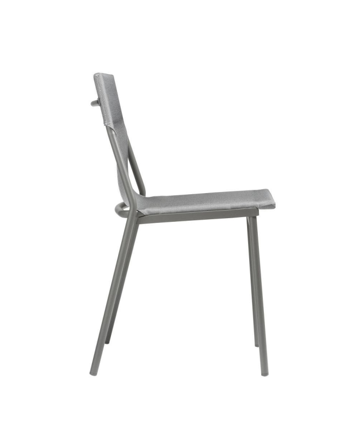 Sedia HORIZON CHAISE pearl tube titane LAFUMA 9023.9076