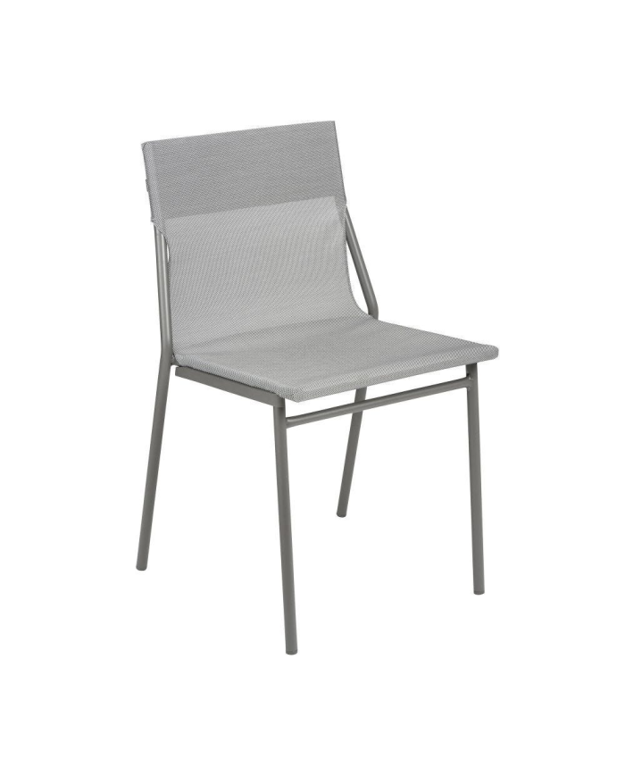 Sedia HORIZON CHAISE pearl tube titane LAFUMA 9023.9076