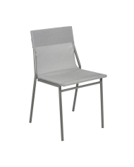 Sedia HORIZON CHAISE pearl tube titane LAFUMA 9023.9076