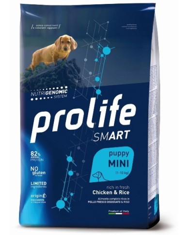 Crocchette per Cani  Prolife Smart Adult Small al Pollo e Riso da 7 Kg (Scadenza il 7/25) Crocchette per Cani  Prolife Smart Adult Small al Pollo e Riso da 7 Kg (Scadenza il 7/25)
