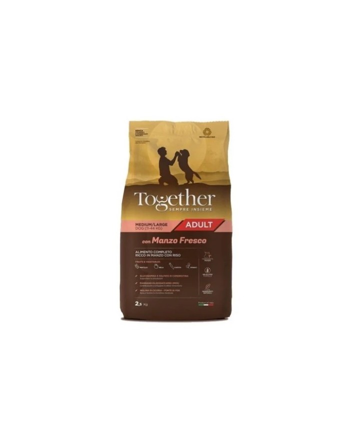 Crocchette per Cani Together Crochette per Cani Adult Fresh MEDIUM LARGE Beef Carni miste 12 kg (Scadenza il 8/25)