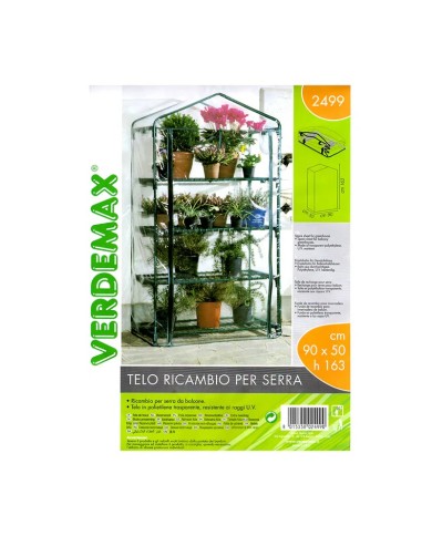 Telo ricambio serra a 4 ripiani Azalea BIG Verdemax Telo ricambio serra a 4 ripiani Azalea BIG Verdemax