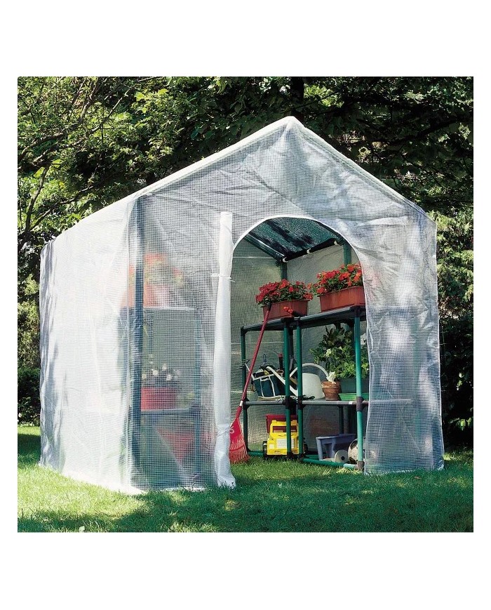 Serra da giardino Verdemax Violetta H 220 cm, L 200 x P 200 cm