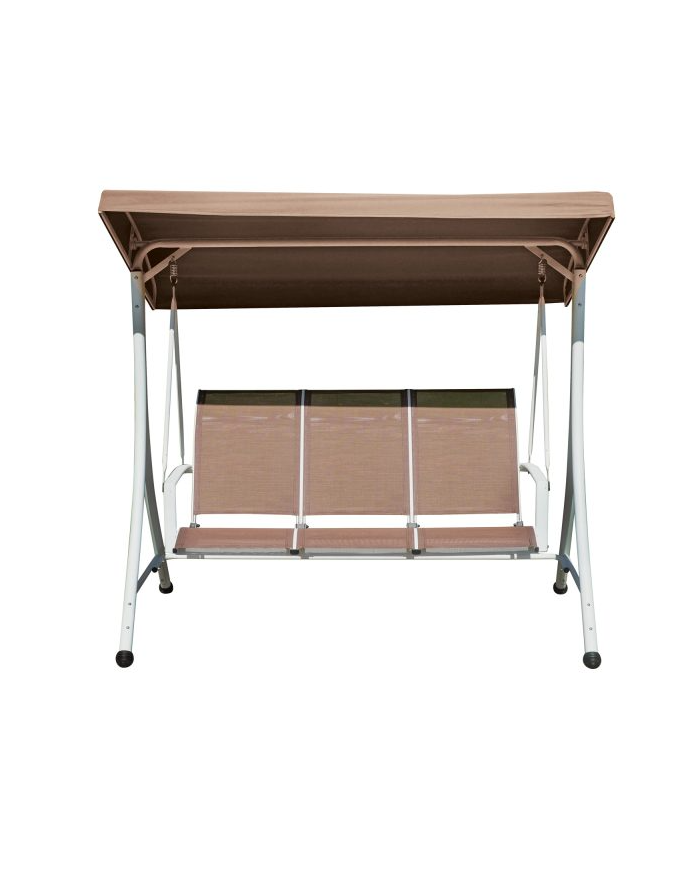 Dondolo da Giardino 3 Posti Ibis – Struttura in Ferro e Tettuccio Regolabile