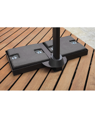 Ombrellone Decentrato Quadrato 3x3 m Greenwood