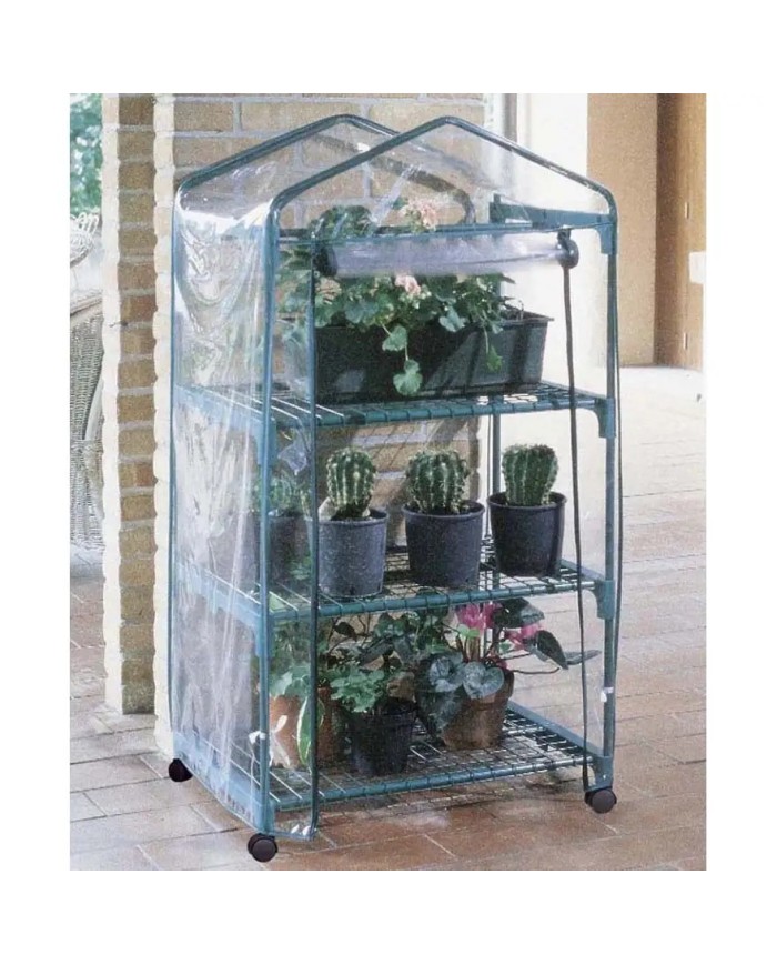 Serra da Terrazzo A 3 Ripiani Modello con Ruote Verdemax