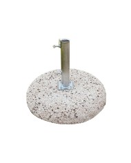 Base in Graniglietto per Ombrellone Diametro 55 cm – Peso 50 kg per Maggiore Stabilità Greenwood