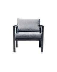 Poltrona da Giardino Marsiglia in Alluminio Antracite – Greenwood