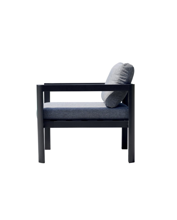 Poltrona da Giardino Marsiglia in Alluminio Antracite – Greenwood