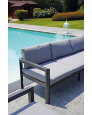 Poltrona da Giardino Marsiglia in Alluminio Antracite – Greenwood