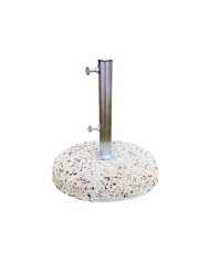 Base Ombrellone 25 kg in Graniglietto con Tubo Ø55 mm da Esterno Greenwood