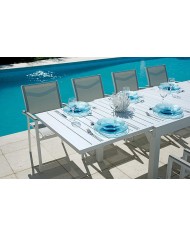 Tavolo allungabile da giardino Greenwood Montecatini RTA51Bianco