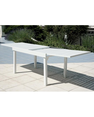 Tavolo allungabile da giardino Greenwood Montecatini RTA51Bianco Tavolo allungabile da giardino Greenwood Montecatini RTA51Bianco