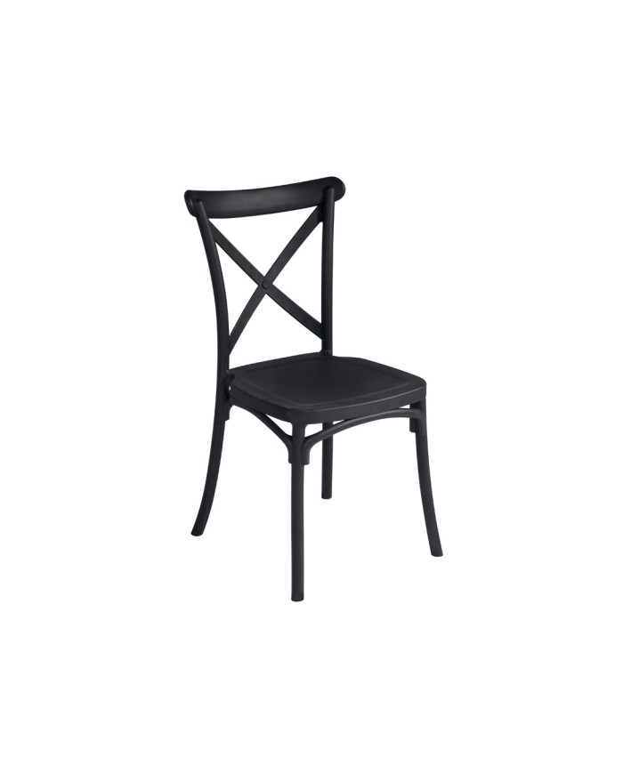 Sedia da giardino Greenwood Trattoria CC 58A color antracite