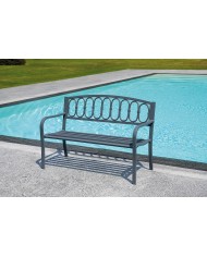 Panchina giardino Greenwood color antracite BEF 26G