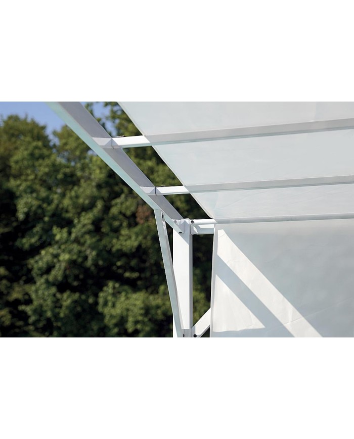 Pergola giardino Greenwood GAZ 508 con tetto scorrevole