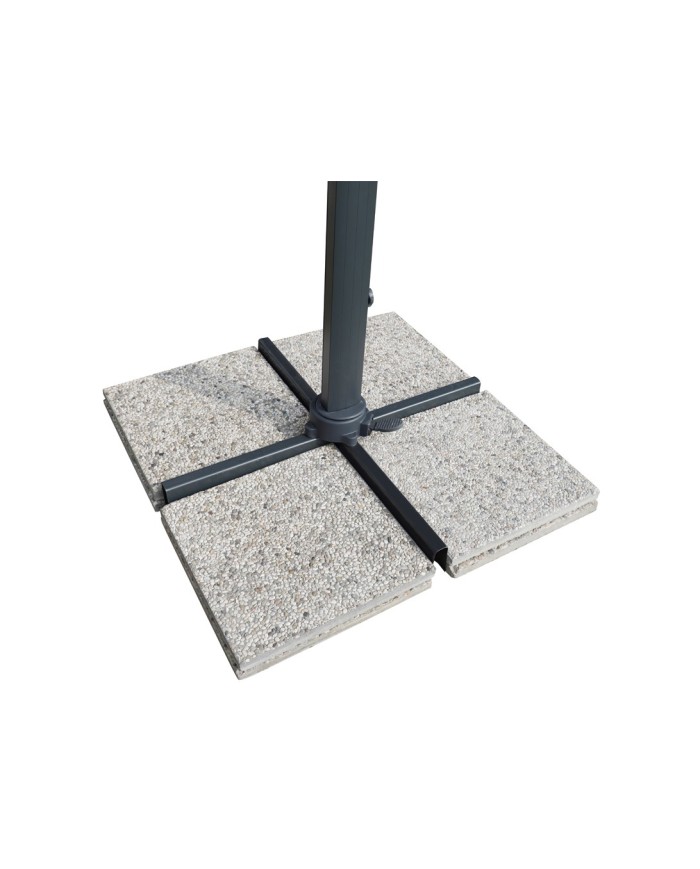 Ombrellone da giardino Greenwood quadrato 4x4 E 5053