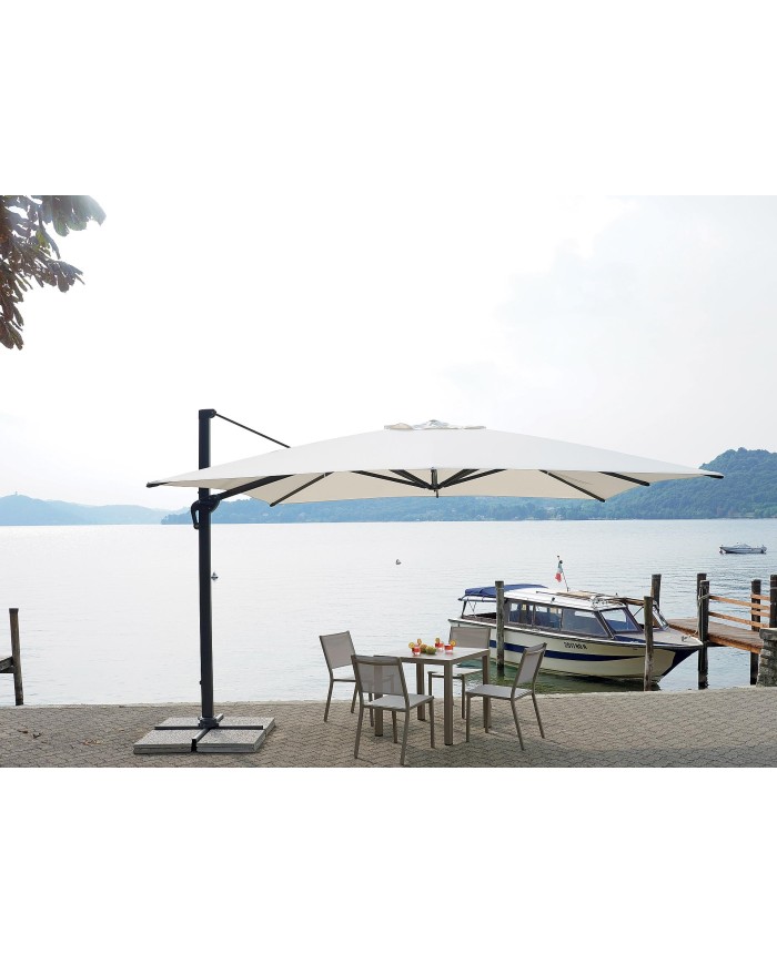 Ombrellone da giardino Greenwood quadrato 4x4 E 5053