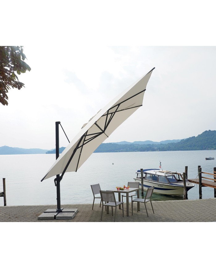 Ombrellone da giardino Greenwood quadrato 4x4 E 5053