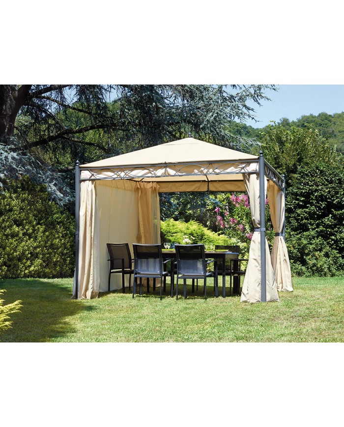 Gazebo giardino quadrato Greenwood GAZ 371