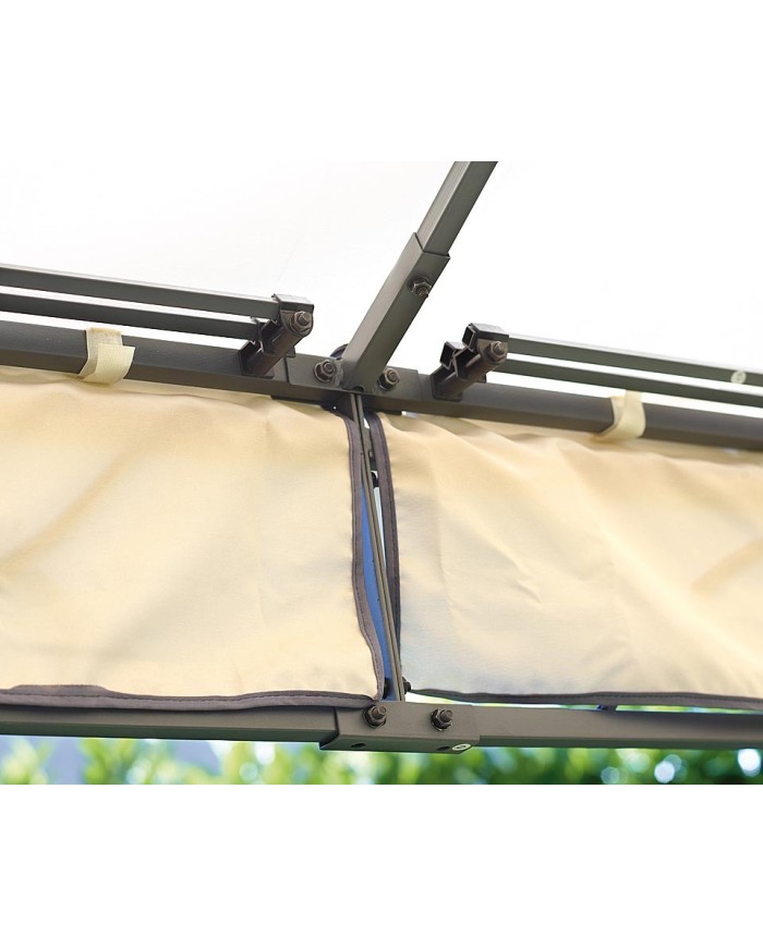 Gazebo giardino quadrato Greenwood GAZ 371