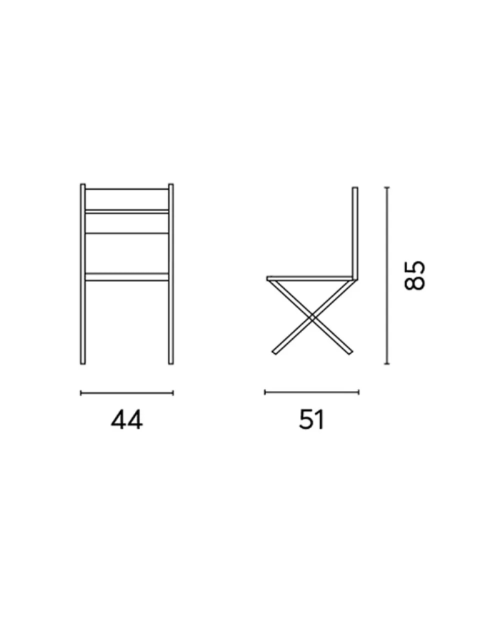 Lucca sedia da giardino Greenwood