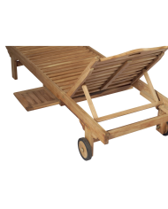 Lettino Prendisole in Teak Greenwood