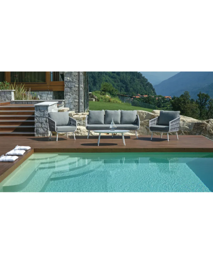 Set Salotto da Giardino FREGENE Greenwood