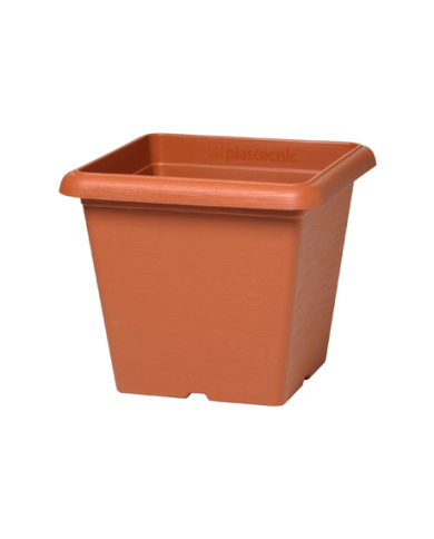 Vaso quadrato Plastecnic Terrae 50 Vaso quadrato Plastecnic Terrae 50