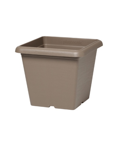 Vaso quadrato Plastecnic Terrae 50 Vaso quadrato Plastecnic Terrae 50