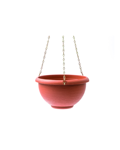 Vaso Sopseso con Sottovaso Basket Plastecnic 25 Vaso Sopseso con Sottovaso Basket Plastecnic 25