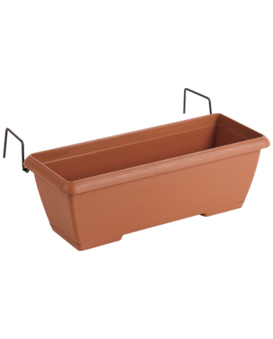 Cassetta con sottocassetta e portacassetta in ferro Plastecnic Terrae 50 Cassetta con sottocassetta e portacassetta in ferro Plastecnic Terrae 50