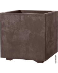Fioriera cubo Deroma Millennium 25 cm