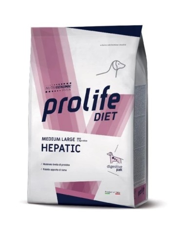 Crocchette per Cani  Prolife Diet Medium Large Hepatic 8 kg Per Cani (Scadenza il 8/25) Crocchette per Cani  Prolife Diet Medium Large Hepatic 8 kg Per Cani (Scadenza il 8/25)