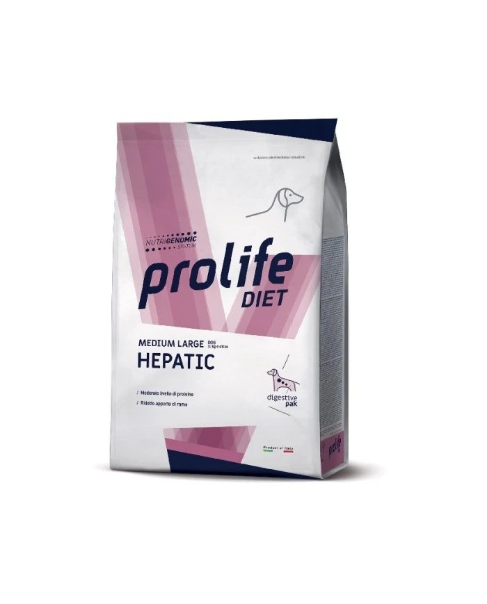 Crocchette per Cani  Prolife Diet Medium Large Hepatic 8 kg Per Cani (Scadenza il 8/25)