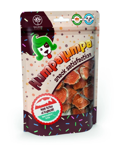 Snack mini sushi di salmone Humpa Lumpa Snack mini sushi di salmone Humpa Lumpa