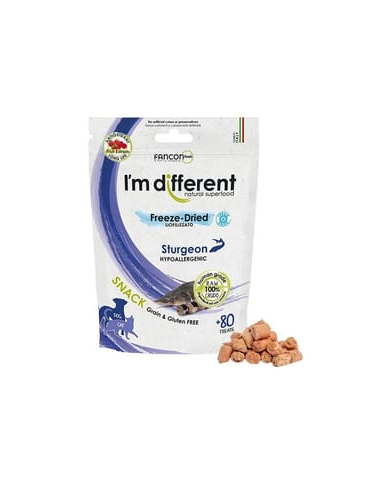 I'm different - Snack liofilizzato storione ipoallergenico Farmina I'm different - Snack liofilizzato storione ipoallergenico Farmina